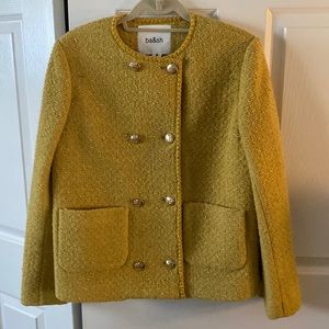 NWT Ba&sh “Joe” Jacket I’m yellow gold